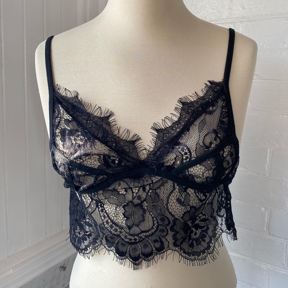 Lace bra top